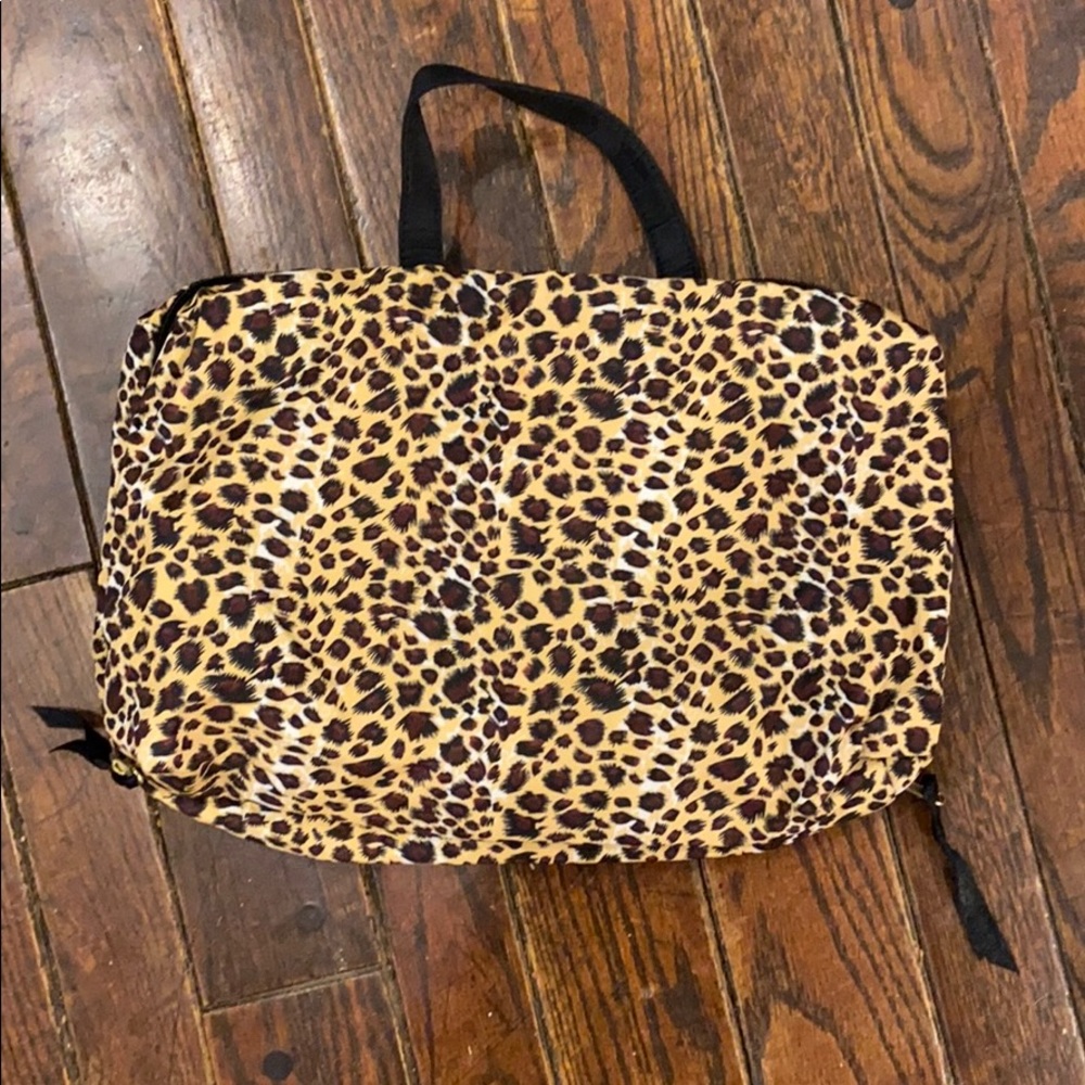 Cheetah makeup/toiletry bag